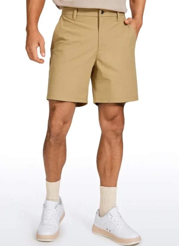 Outlet CRZ YOGA All-Day Comfy Golf Shorts with Pockets 7''