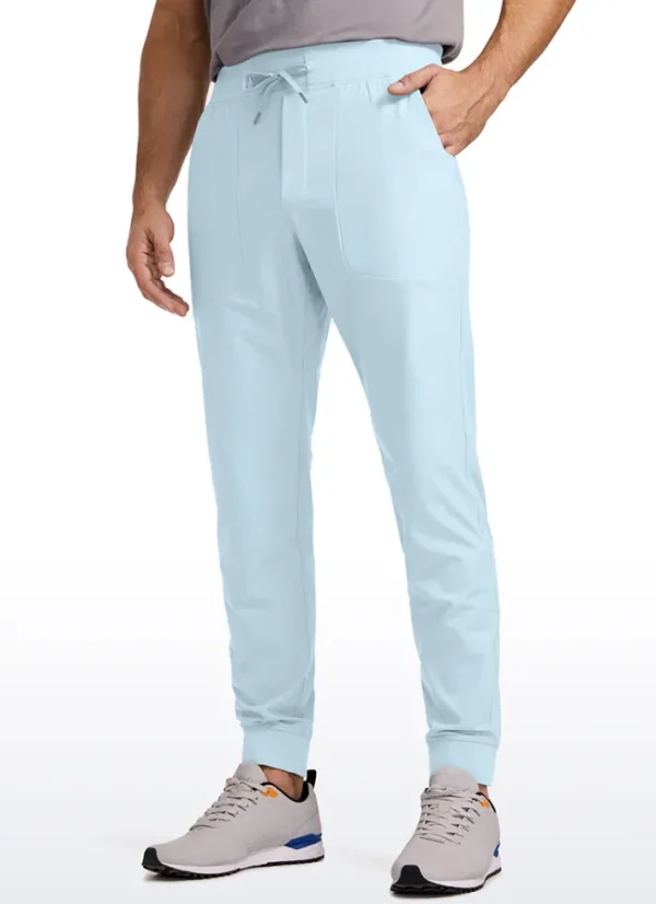 Fashion CRZ YOGA All-day Comfy Slim-Fit Golf Joggers 30'' Chambray Blue