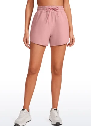 Fashion CRZ YOGA Amenity Mid Rise Sweat Shorts 3.5''
