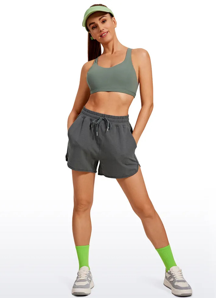 Cheap CRZ YOGA Brushed Nakedfeel Bra Criss Cross Back