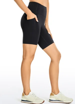 Cheap CRZ YOGA Brushed Nakedfeel Pockets Shorts 8''