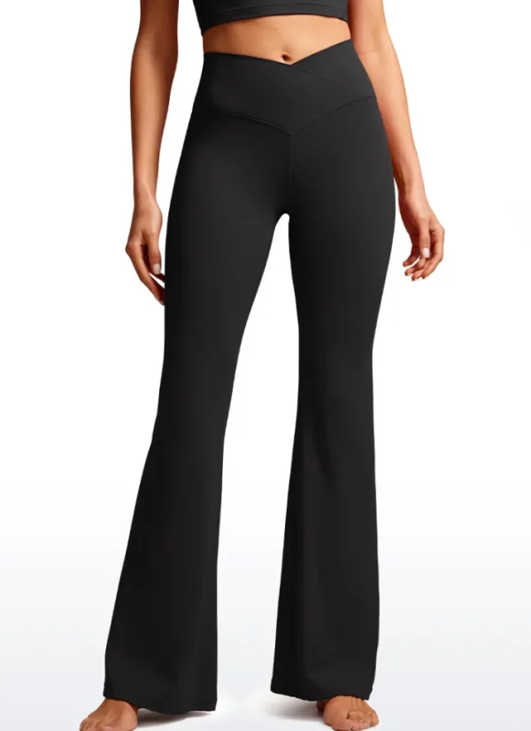New CRZ YOGA Butterluxe Flare Leggings 31'' - V Cross Waist