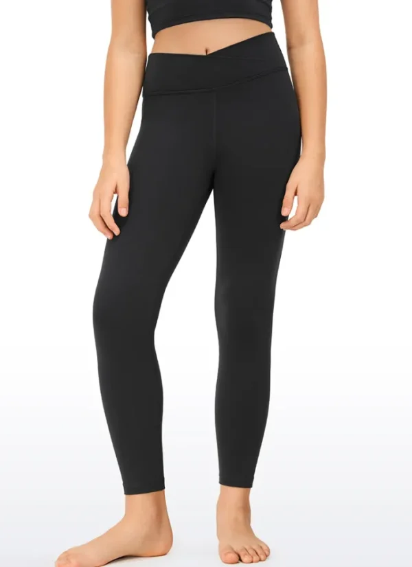 Sale CRZ YOGA Butterluxe Girls Active Leggings - V Cross Waist