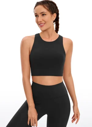 Clearance CRZ YOGA Butterluxe High Neck Racerback Tank