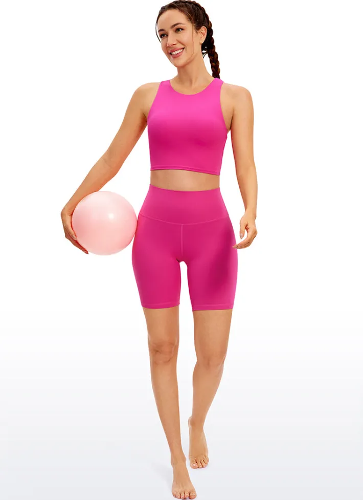Clearance CRZ YOGA Butterluxe High Neck Racerback Tank