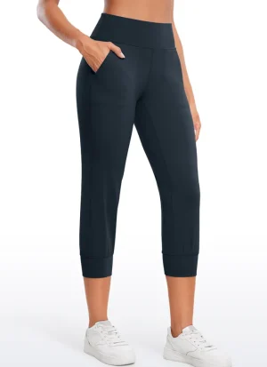 Fashion CRZ YOGA Butterluxe High Waist Cropped Joggers 23" with Pockets