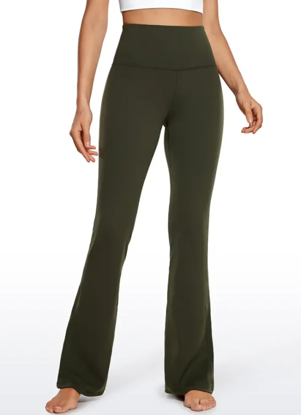 New CRZ YOGA Butterluxe High Waist Flare Pocket Leggings 33.5"