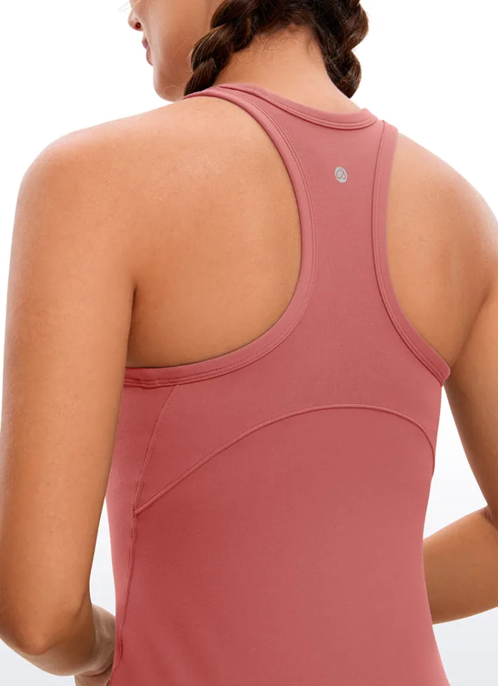 Outlet CRZ YOGA Butterluxe Hip-Length Racerback Tank High Neck