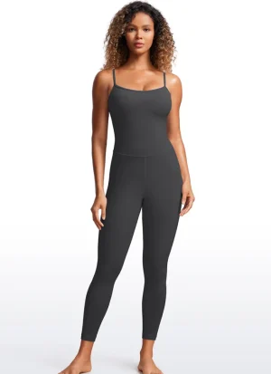 Store CRZ YOGA Butterluxe Jumpsuits Build-in Bra Bodysuits 25''
