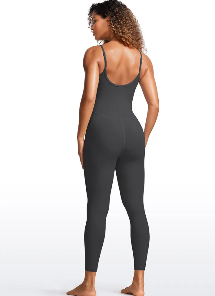 Store CRZ YOGA Butterluxe Jumpsuits Build-in Bra Bodysuits 25''