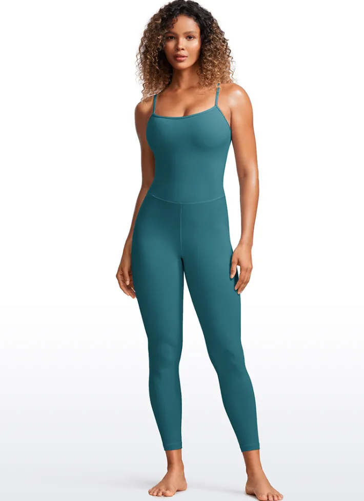 Store CRZ YOGA Butterluxe Jumpsuits Build-in Bra Bodysuits 25''