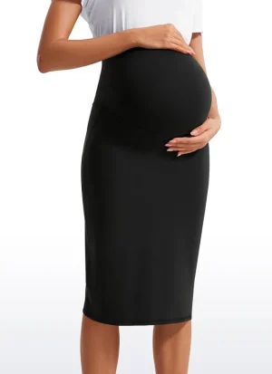 Store CRZ YOGA Butterluxe Maternity Midi Skirts