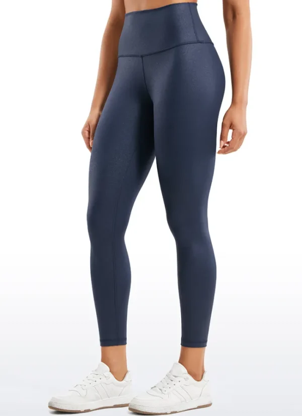 Cheap CRZ YOGA Butterluxe Matte Faux Leather Leggings 25''