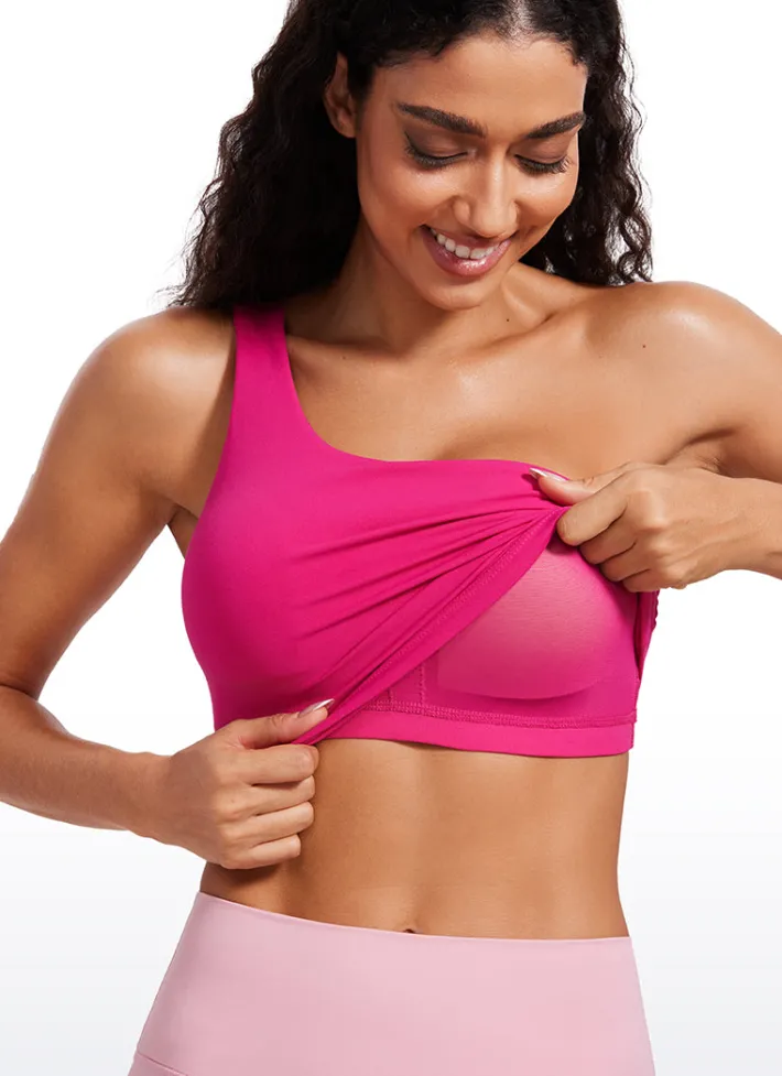 Best Sale CRZ YOGA Butterluxe One Shoulder Built-in Bra Tanks