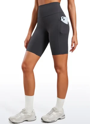 New CRZ YOGA Butterluxe Pockets Shorts 8''