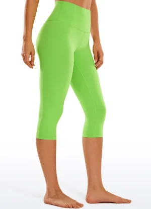 Hot CRZ YOGA Butterluxe Yoga Leggings 17'' Green Glow