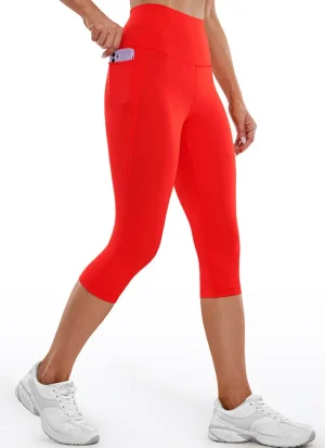 Flash Sale CRZ YOGA Butterluxe Yoga Pockets Capris Leggings 17''