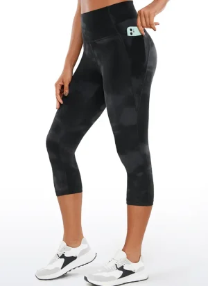 Hot CRZ YOGA Butterluxe Yoga Pockets Capris Leggings 19''