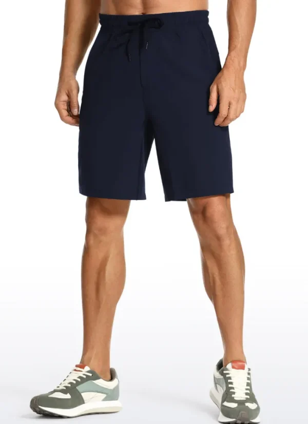 Fashion CRZ YOGA Feathery-Fit Athletic Shorts 7''- Linerless Navy