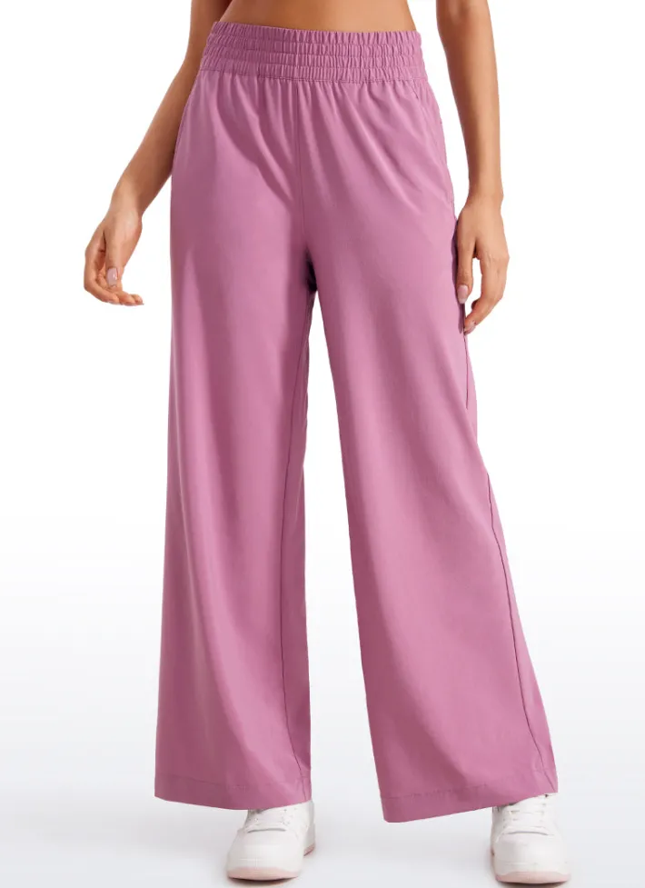 Online CRZ YOGA Feathery-Fit Soft High Rise Wide Leg Pants with Pockets 30"