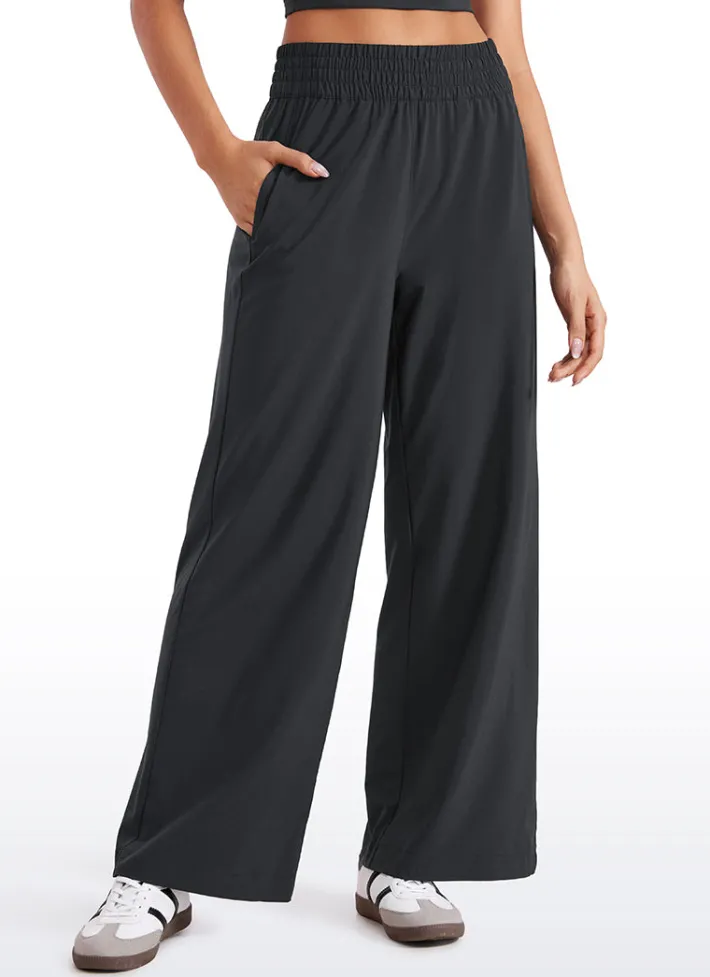Online CRZ YOGA Feathery-Fit Soft High Rise Wide Leg Pants with Pockets 30"