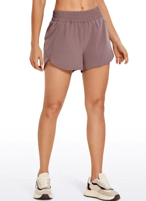 Outlet CRZ YOGA Feathery-Fit Soft High Waisted Mesh Lined Shorts 3''