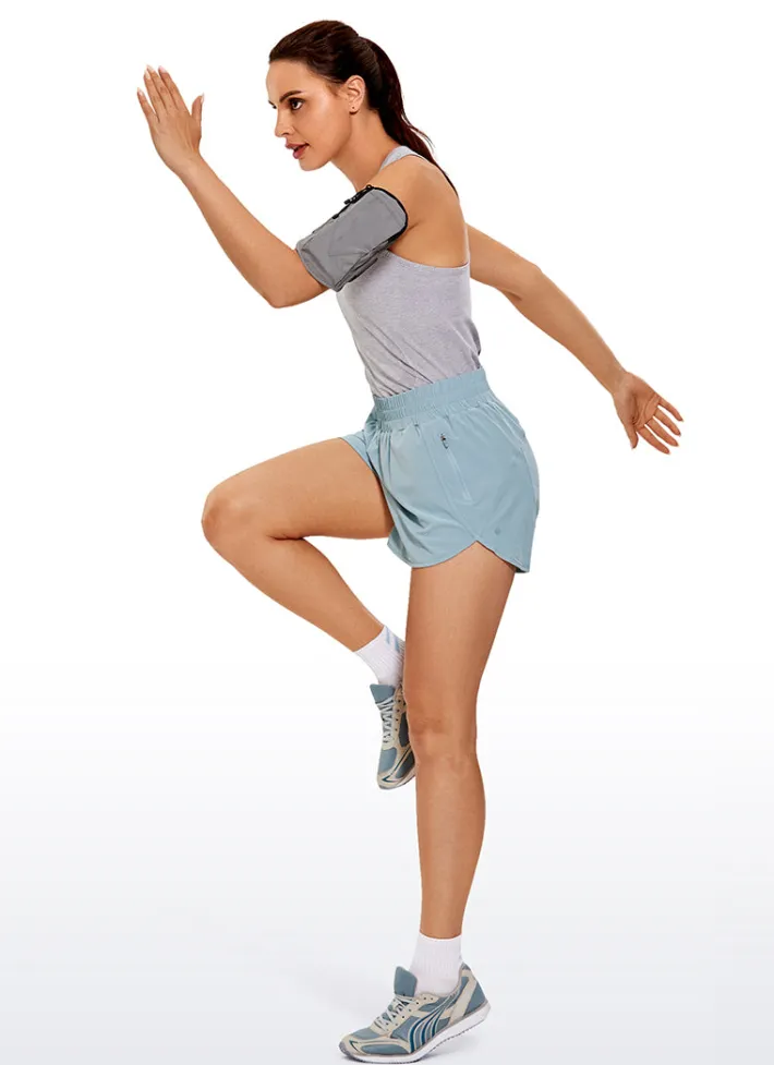 Best Sale CRZ YOGA Feathery-Fit Soft High Waisted Mesh Lined Shorts 3''