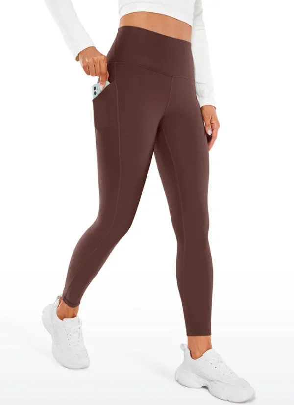 Online CRZ YOGA Fleece Lined Soft Pockets Leggings 26.5"