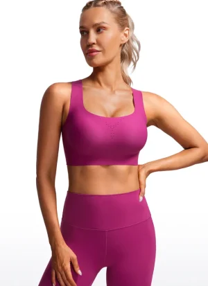 Store CRZ YOGA Flex Sculpt Racerback Sports Bra U Neck