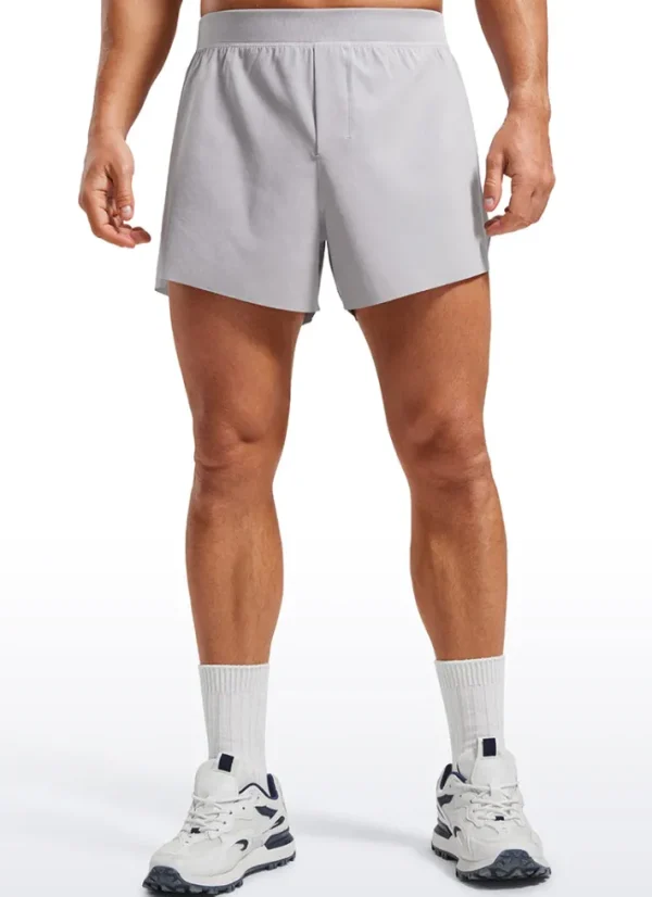 Cheap CRZ YOGA 2 in 1 Side Split Dolphin Shorts 4'' with Pockets