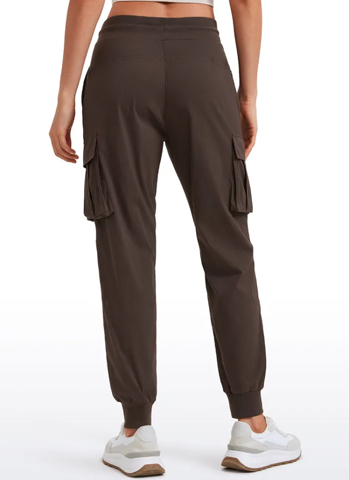 Flash Sale CRZ YOGA Lightweight Mid Rise Joggers with Pockets 28.5'' - Ruched