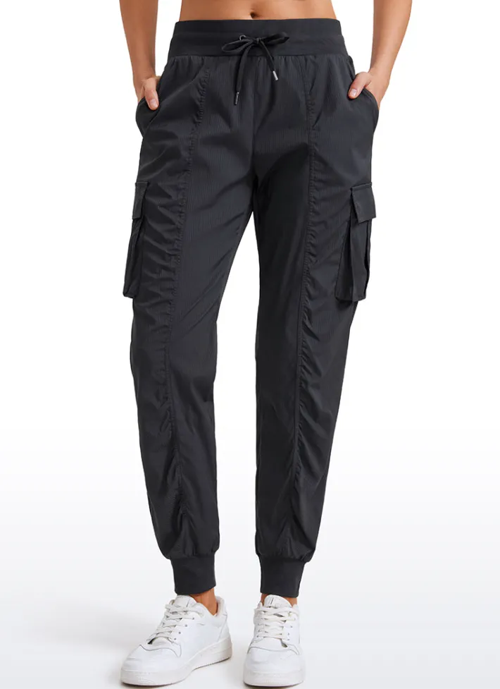 Flash Sale CRZ YOGA Lightweight Mid Rise Joggers with Pockets 28.5'' - Ruched