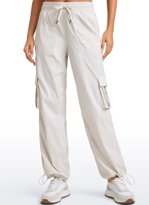 Flash Sale CRZ YOGA Lightweight Workout Straight Leg Pocket Cargo Pants 30"