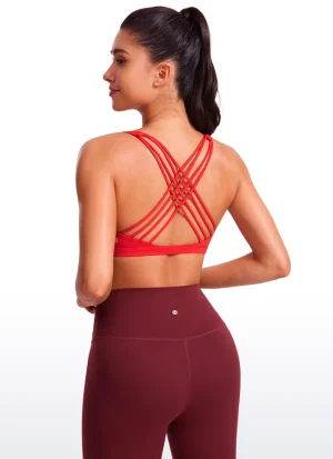 Outlet CRZ YOGA Nakedfeel Strappy Bra Low Cut
