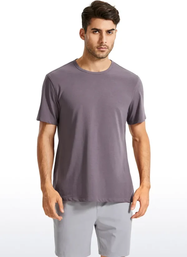 New CRZ YOGA Pima Cotton Short Sleeves