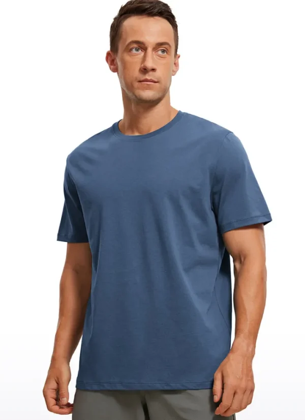 Fashion CRZ YOGA Quick Dry Classic Fit Short Sleeves