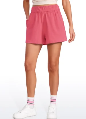 Online CRZ YOGA Ribbed High Rise Sweat Shorts 3''
