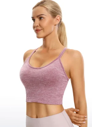 Discount CRZ YOGA Seamless Longline Bra Y-back
