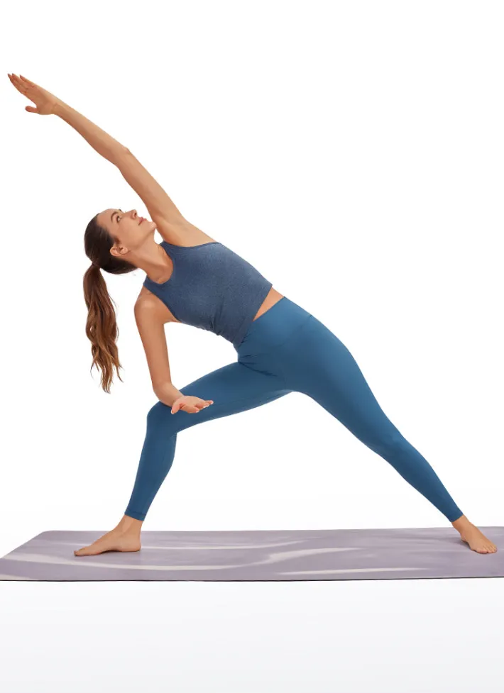 Online CRZ YOGA Seamless Ribbed Longline High Neck Crop Tank Racerback
