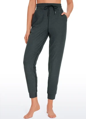 Best CRZ YOGA Soft Heather Sweatpants Jogger 26''