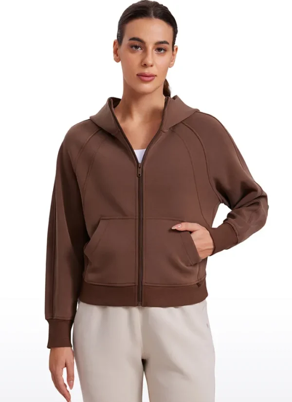 Sale CRZ YOGA SoftAura Full Zip Pullover Hoodie