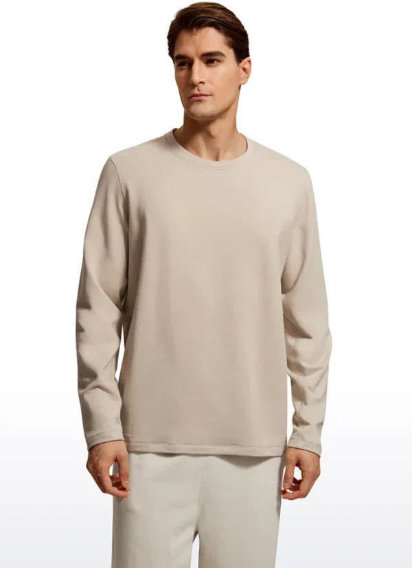 Online CRZ YOGA Softness Fleece Crewneck Pullover Sweatshirt
