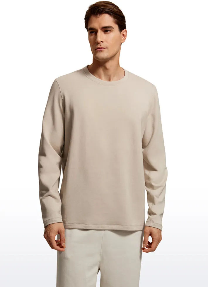 Online CRZ YOGA Softness Fleece Crewneck Pullover Sweatshirt