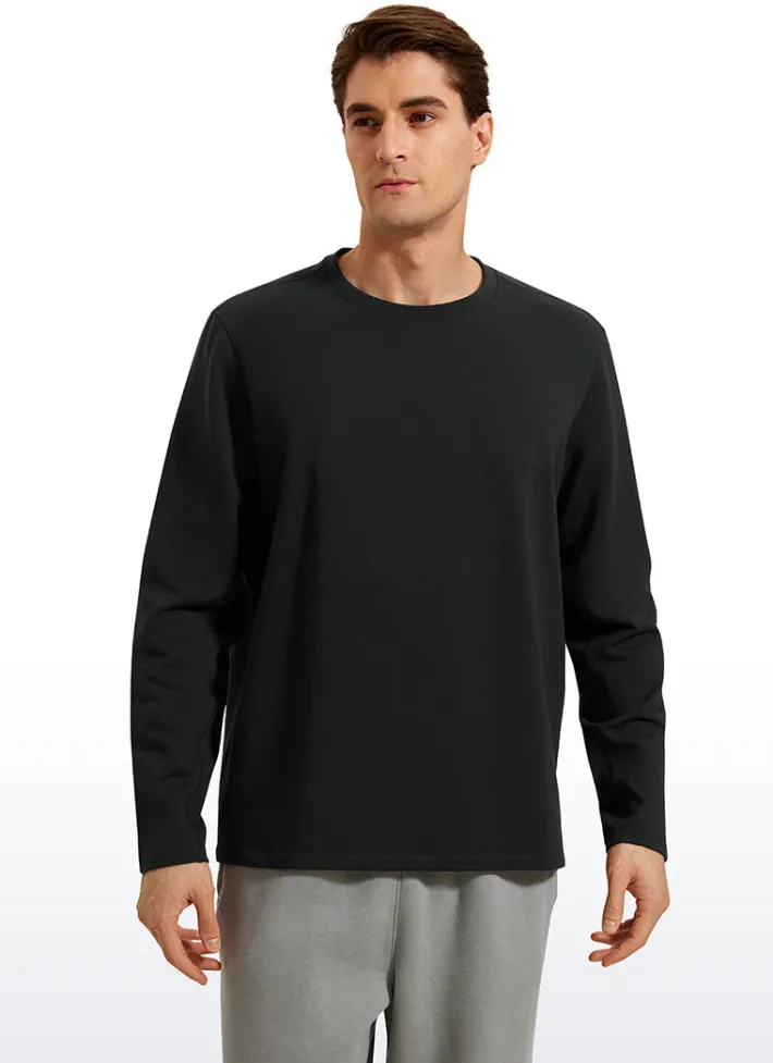 Online CRZ YOGA Softness Fleece Crewneck Pullover Sweatshirt