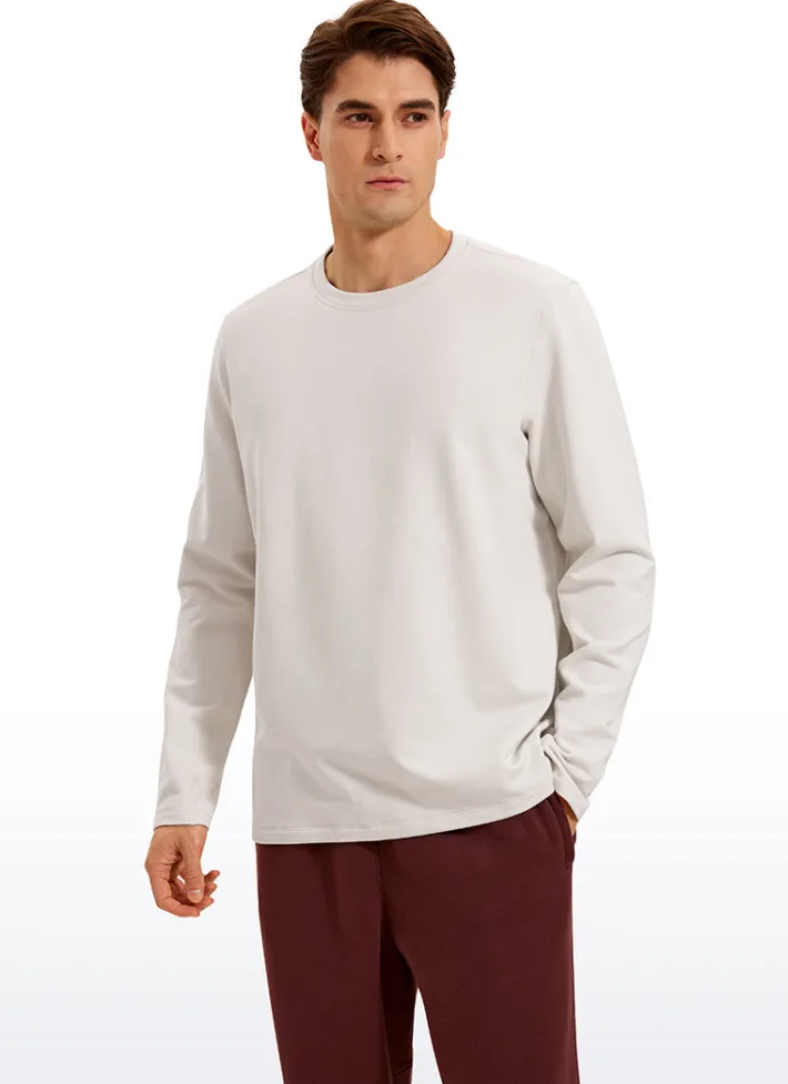 Online CRZ YOGA Softness Fleece Crewneck Pullover Sweatshirt
