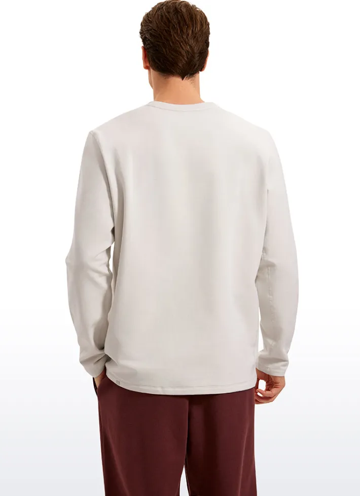 Online CRZ YOGA Softness Fleece Crewneck Pullover Sweatshirt