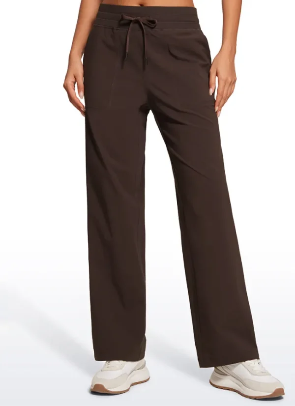 Store CRZ YOGA Strech Straight Leg Casual Pants 30'' - High Rise