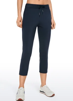 Fashion CRZ YOGA Stretch Cropped Pants with Pockets 23''