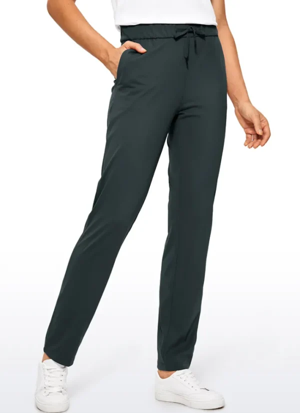 Store CRZ YOGA Stretch Drawstring Long Pants with Pockets 31''