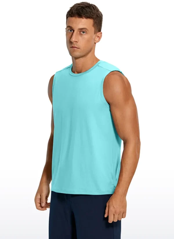 Discount CRZ YOGA Stretch Quick Dry Tank Tops Crewneck